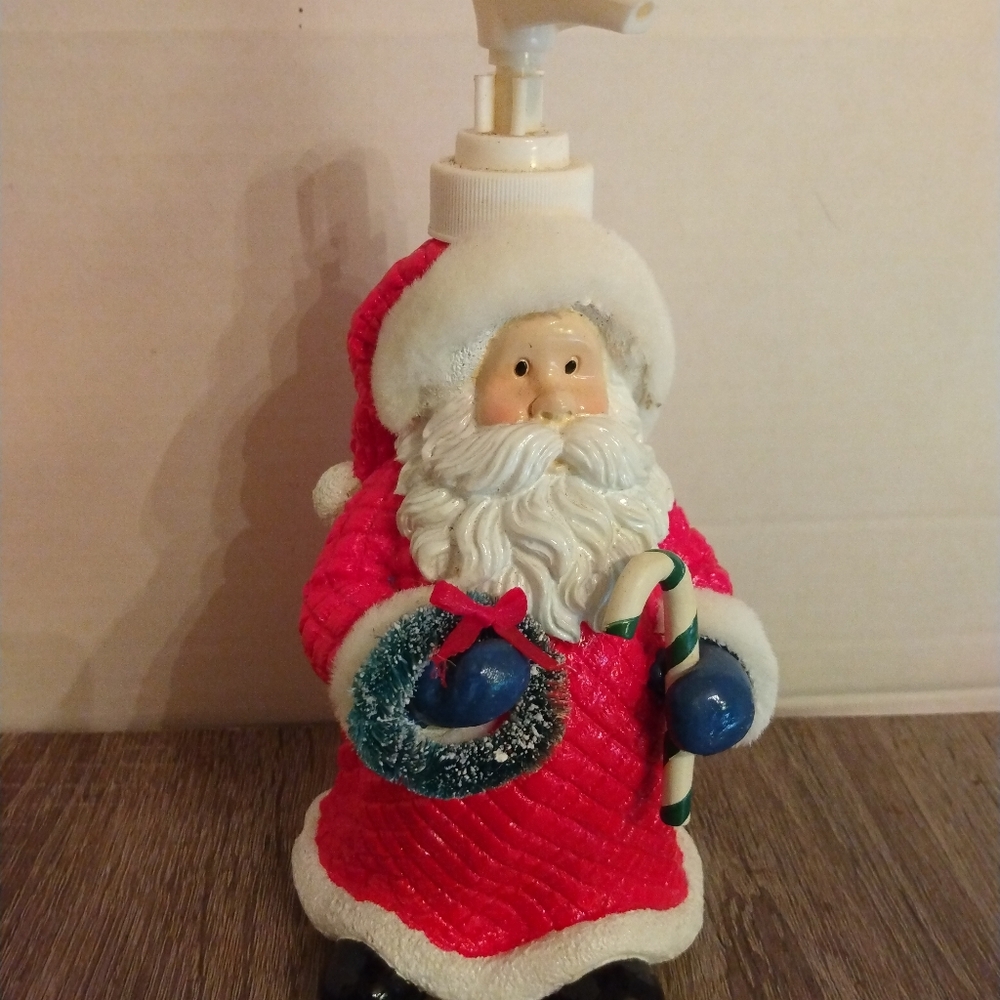 Santa Ceramic Lotion Bottle